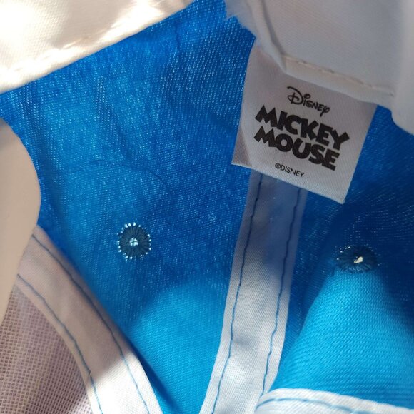 NWOT Disney Mickey House baseball cap hat turquoise blue green vacation Velcro - Picture 5 of 6